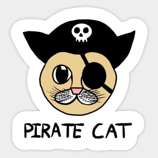 Pirate Cat Sticker